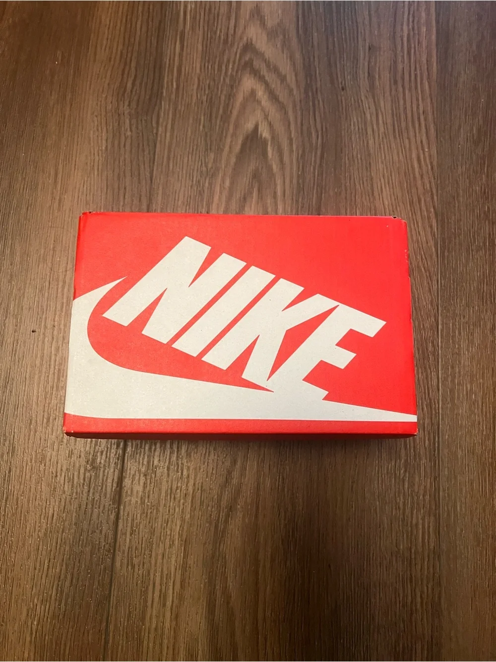 Nwt Nike White&Brown Toddlers' Low-Top Sneakers with Black Swoosh size 3c